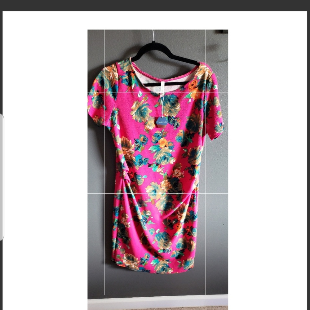 PinkBlush form fitting maternity dress